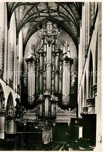 AK / Ansichtskarte Kirchenorgel Haarlem St. Bavokerk Kat. Musik