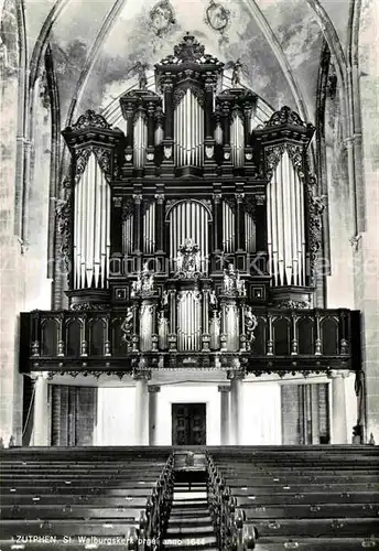 AK / Ansichtskarte Kirchenorgel Zutphen St. Walburgskerk Kat. Musik