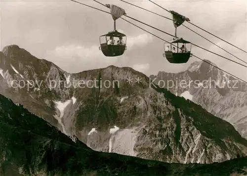 AK / Ansichtskarte Seilbahn Riezlern Kanzelwand Kleinwalsertal  Kat. Bahnen