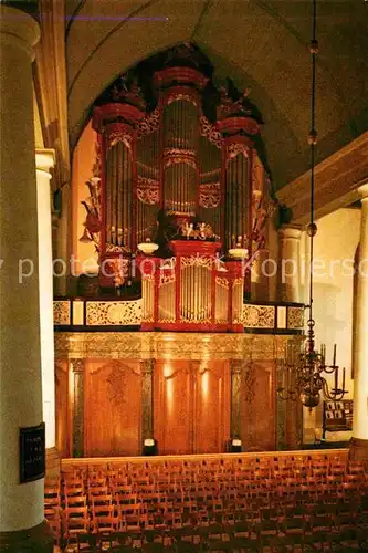 AK / Ansichtskarte Kirchenorgel Kerk Markt Vlaardingen Kat. Musik