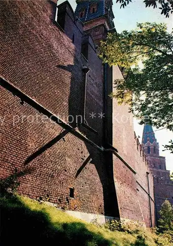 AK / Ansichtskarte Moscow Moskva Ancient walls Kremlin Oruzheynaya Borovitskaya Towers  Kat. Moscow