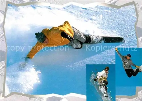 AK / Ansichtskarte Wintersport Snowboard  Kat. Sport