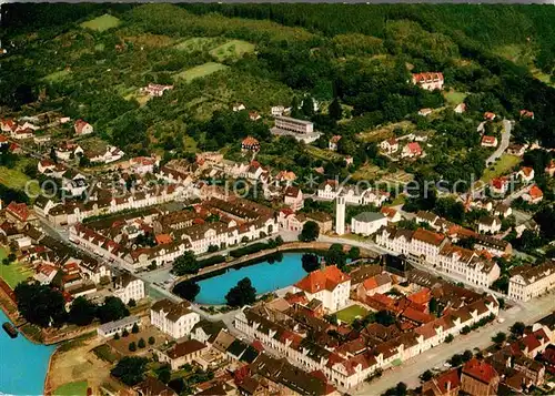 AK / Ansichtskarte Bad Karlshafen Solbad Weserbergland Fliegeraufnahme Kat. Bad Karlshafen