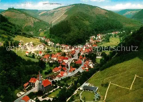 AK / Ansichtskarte Sieber Fliegeraufnahme Kat. Herzberg am Harz