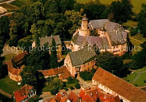 AK / Ansichtskarte Buedingen Hessen Schloss Luftkurort Fliegeraufnahme Kat. Buedingen