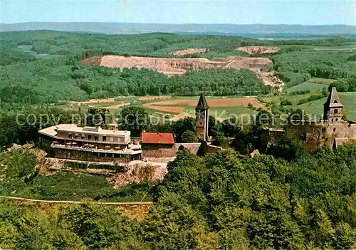 AK / Ansichtskarte Pfronten Fliegeraufnahme Burgruine Frankenstein Kat. Pfronten