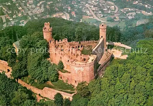 AK / Ansichtskarte Auerbach Bergstrasse Fliegeraufnahme Schloss Kat. Bensheim