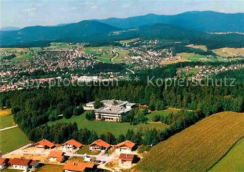 AK / Ansichtskarte Regen Fliegeraufnahme mit Muetterkurheim Weissenstein Kat. Regen