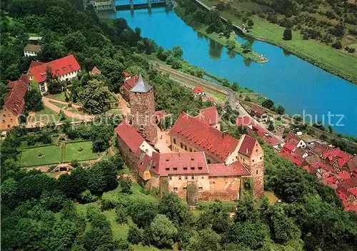 AK / Ansichtskarte Rothenfels Unterfranken Fliegeraufnahme Burg am Main Kat. Rothenfels