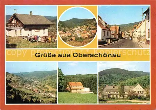 AK / Ansichtskarte Oberschoenau Thueringen Wanderhuette Am Hermannsberg Ernst Thaelmann Strasse  Kat. Oberschoenau Thueringen