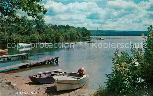 AK / Ansichtskarte Caraquet Bootsliegeplatz