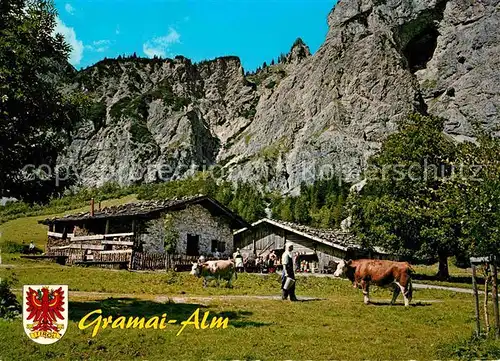 AK / Ansichtskarte Pertisau Achensee Gramai Alm im Karwendelgebirge Kat. Eben am Achensee