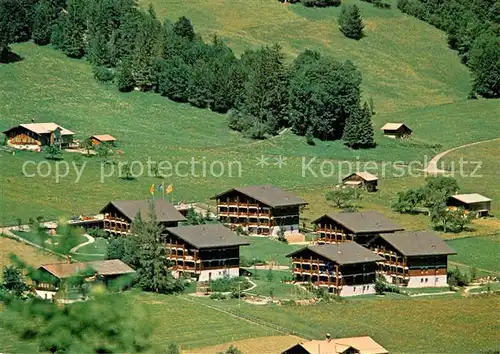 AK / Ansichtskarte Lenk Simmental Fliegeraufnahme Ferienzentrum Schweizer Reisekasse Kat. Lenk Simmental