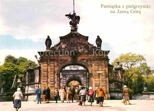 AK / Ansichtskarte Jasna Gora Pamiatka z pielgrzymki Kat. Czestochowa Schlesien