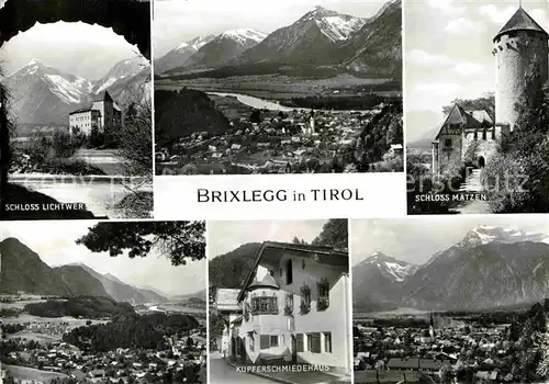 AK / Ansichtskarte Brixlegg Tirol Schloss Matzen Schloss Lichter Kupferschmiedehaus  Kat. Brixlegg