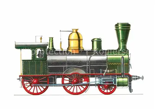 AK / Ansichtskarte Lokomotive Kursk Charkower Bahn 1869  Kat. Eisenbahn