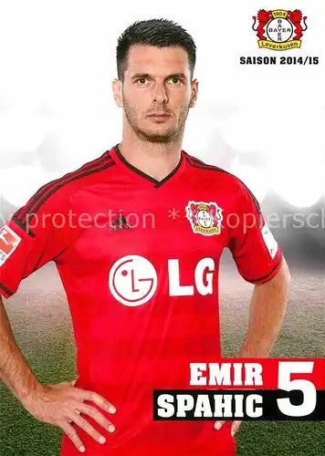 AK / Ansichtskarte Fussball Bayer Leverkusen Emir Spahic  Kat. Sport