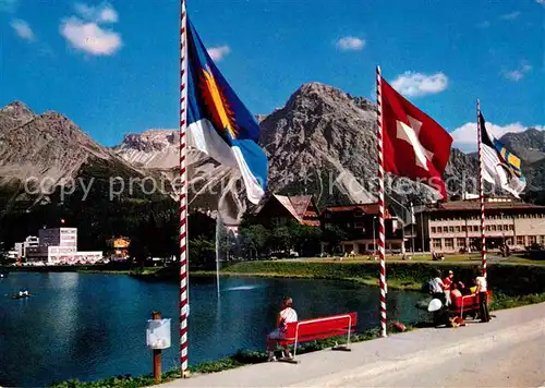 AK / Ansichtskarte Arosa GR Partie am Obersee Kat. Arosa