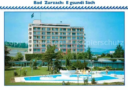 AK / Ansichtskarte Bad Zurzach Thermalbad mit Rheumaklinik Kat. Zurzach