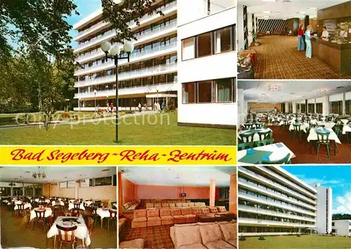 AK / Ansichtskarte Bad Segeberg Rehazentrum Rezeption Speisesaal Hotelhalle Kat. Bad Segeberg