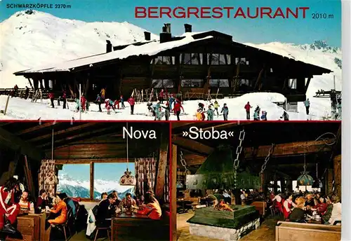 AK / Ansichtskarte St Gallenkirch Vorarlberg Bergrestaurant Nova Stoba Skigebiet Silvretta Nova Montafon Kat. St. Gallenkirch
