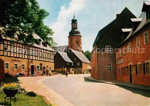 AK / Ansichtskarte Geising Erzgebirge Restaurant Ratskeller Kat. Geising Osterzgebirge