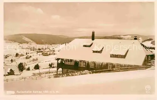 AK / Ansichtskarte Falkau Ferienheim Kat. Feldberg (Schwarzwald)