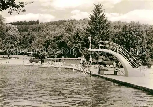 AK / Ansichtskarte Koenigsee Thueringen Waldsee Freibad Kat. Koenigsee