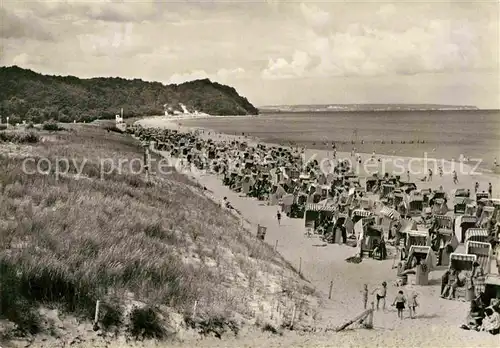 AK / Ansichtskarte Baabe Ostseebad Ruegen Strand Kat. Baabe