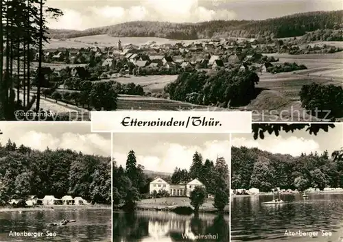 AK / Ansichtskarte Etterwinden Panorama Altenberger See Wilhelmsthal Altenberger See Kat. Moorgrund