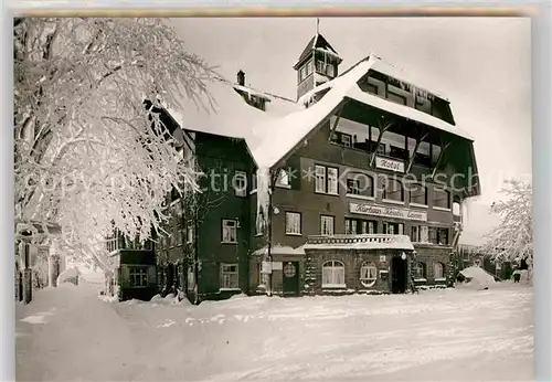 AK / Ansichtskarte Kniebis Freudenstadt Kurhotel Kniebis Lamm Kat. Freudenstadt