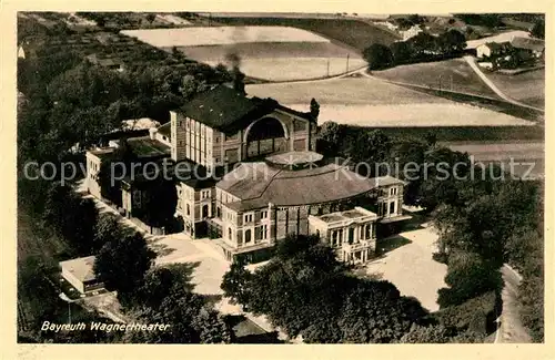 AK / Ansichtskarte Bayreuth Wagnertheater Fliegeraufnahme Kat. Bayreuth