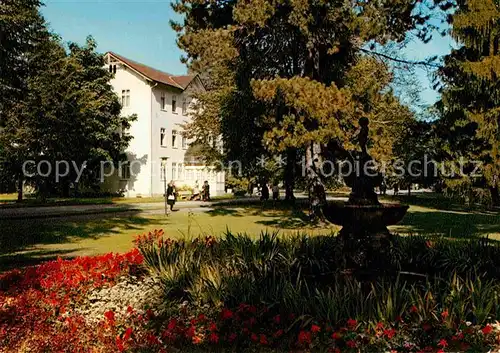 AK / Ansichtskarte Bad Salzschlirf Kurpark Kat. Bad Salzschlirf