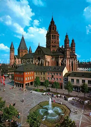 AK / Ansichtskarte Mainz Rhein Dom