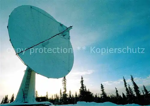 AK / Ansichtskarte Funk Eiscat Radarantenne Esrange Kiruna Sweden Kat. Technik