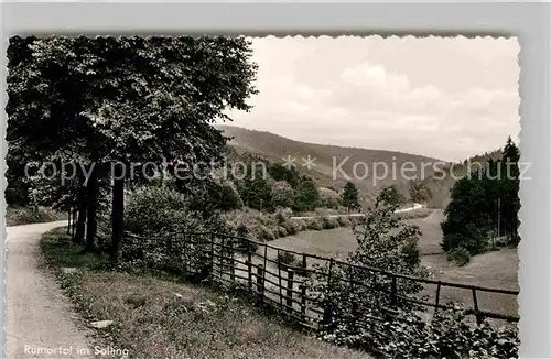 AK / Ansichtskarte Holzminden Weser Rumortal Solling Kat. Holzminden