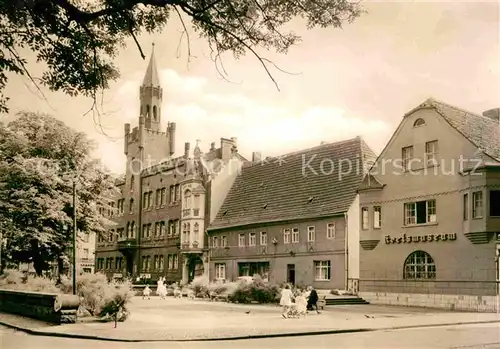 AK / Ansichtskarte Bitterfeld Marktplatz Museum Kat. Bitterfeld