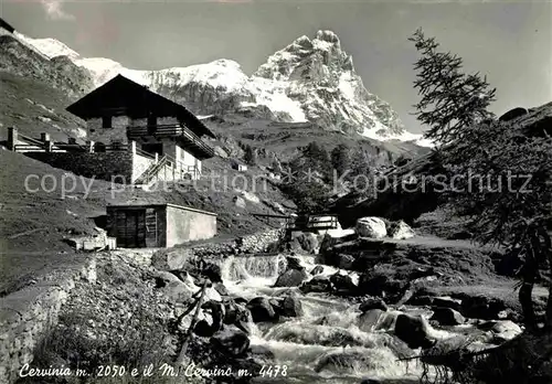 AK / Ansichtskarte Cervinia Aosta e il Monte Cervino Kat. Aosta