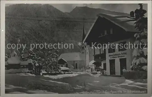 AK / Ansichtskarte Bayrischzell Dorfpartie Kat. Bayrischzell