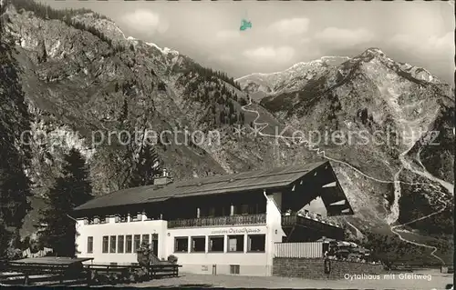 AK / Ansichtskarte Oberstdorf Oytalhaus mit Gleitweg Kat. Oberstdorf