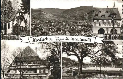 AK / Ansichtskarte Haslach Kinzigtal Hans Jakob Haus und Kapelle Kat. Haslach Kinzigtal