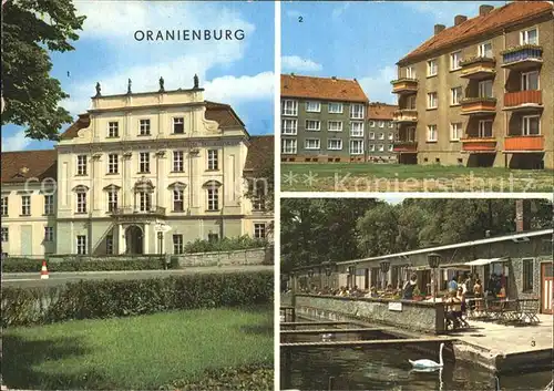 AK / Ansichtskarte Oranienburg Schloss Mathias Thesen Strasse Gaststaette am Lehnitzsee Kat. Oranienburg