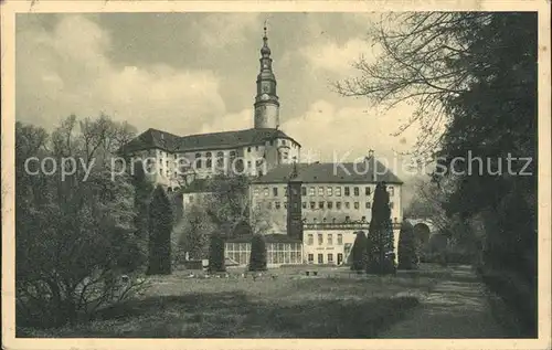 AK / Ansichtskarte Weesenstein Schloss vom Schlosspark Gesehen