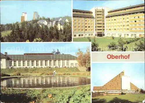 AK / Ansichtskarte Oberhof Thueringen Kurhaus Interhotel Panorama Kat. Oberhof Thueringen