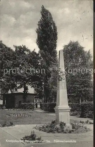 AK / Ansichtskarte Berggiesshuebel Postmeilensaeule Kneippkurort Kat. Bad Gottleuba Berggiesshuebel