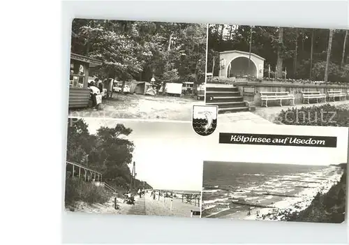 AK / Ansichtskarte Koelpinsee Usedom Zeltplatz Strandhalle Kurplatz  Kat. Usedom