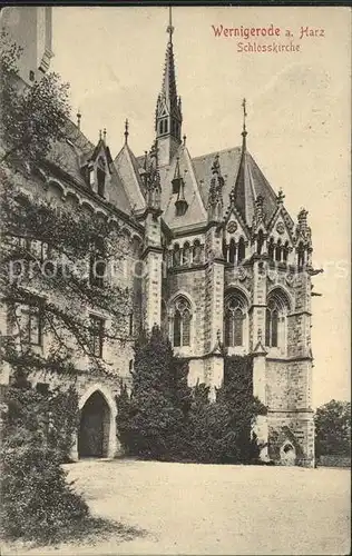 AK / Ansichtskarte Wernigerode Harz Schlosskirche Kat. Wernigerode