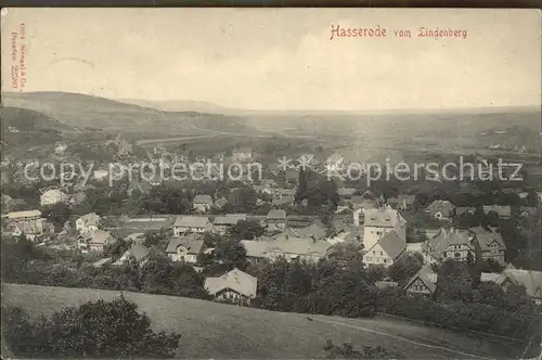 AK / Ansichtskarte Hasserode Blick vom Lindenberg Kat. Wernigerode