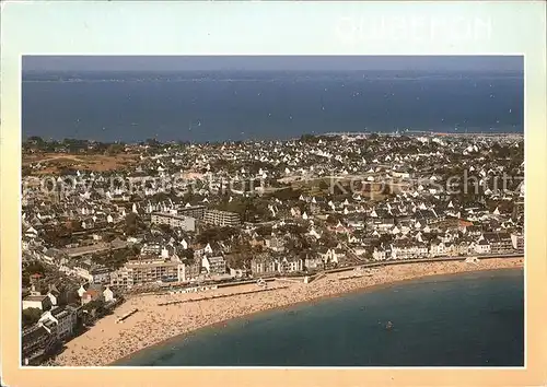 AK / Ansichtskarte Presqu Ile de Quiberon La Plage vue aerienne Collection Couleurs de Bretagne Kat. Rennes