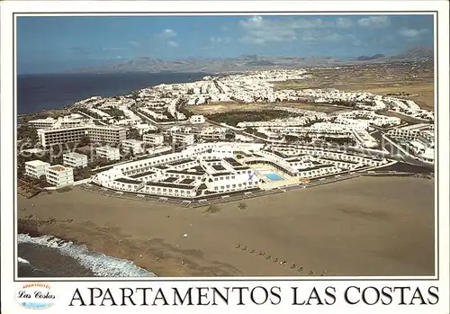 AK / Ansichtskarte Puerto del Carmen Apartamentos Las Costas Fliegeraufnahme Kat. Tias Lanzarote